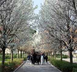 Studenti della scuola Giansante in visita alla casa di cura Villa Serena